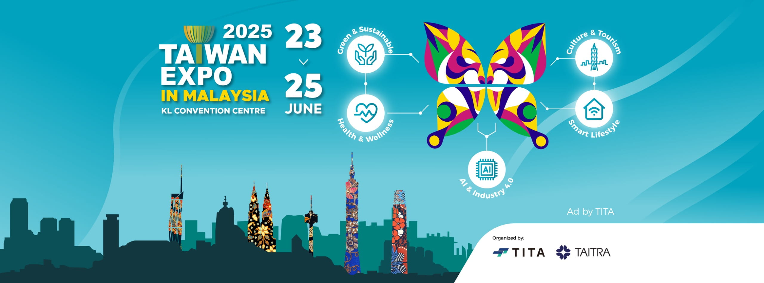 2025 Taiwan EXPO in Malaysia is coming in June 23 to 25.