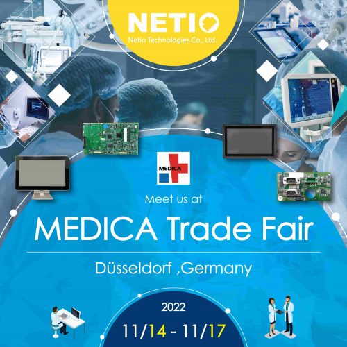 Netiotek has over 20 years of experience in embedded system design for healthcare solutions. Our medical panel computers are waterproof and alcohol-wipe—safe