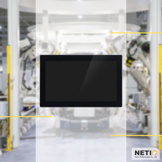 Touch PC & Monitor for Industrial-grade application.