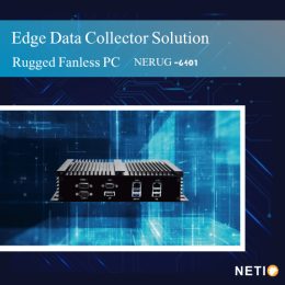 Industrial Rugged Fanless Computer- NERUG-6401: Rugged and Fanless Industrial Computer for Industrial 4.0