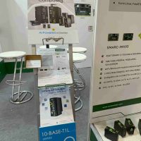 Netiotek's booth at Embedded World 2025.