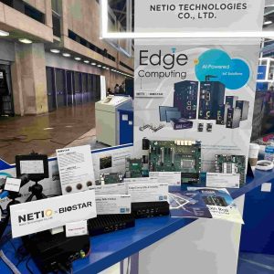 Netiotek collaborated with BIOSTAR to showcase Edge computing solutions in 2025 Taiwan EXPO USA.