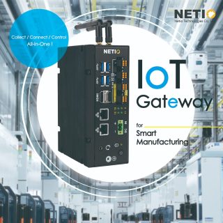 DIN-Rail computer in IOT Gateway-Netiotek