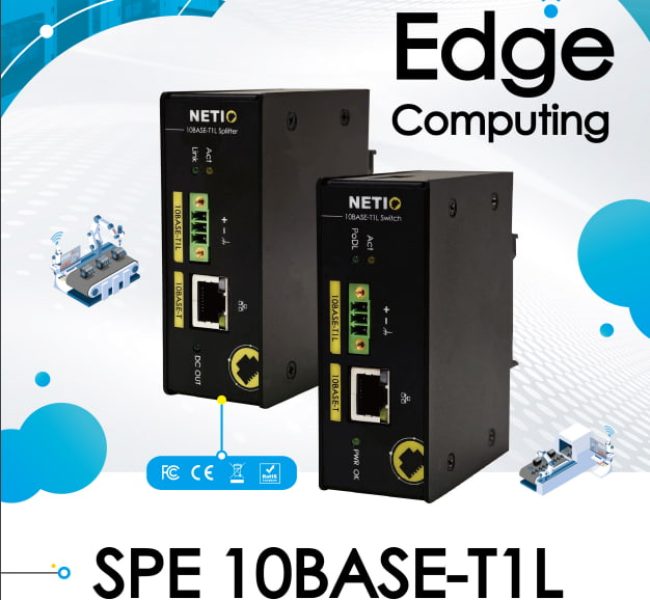 10BASE‑T1L Single Pair Ethernet (SPE) products—ideal for long-distance, low-cost industrial connectivity.