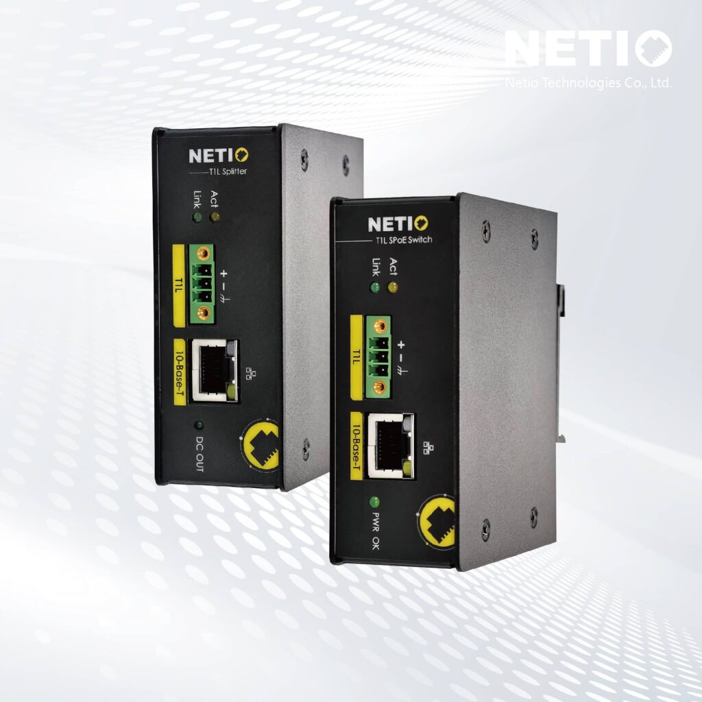 Netiotek's 10BASE-T1L solutions make Single Pair Ethernet deployment practical and scalable across your operation.