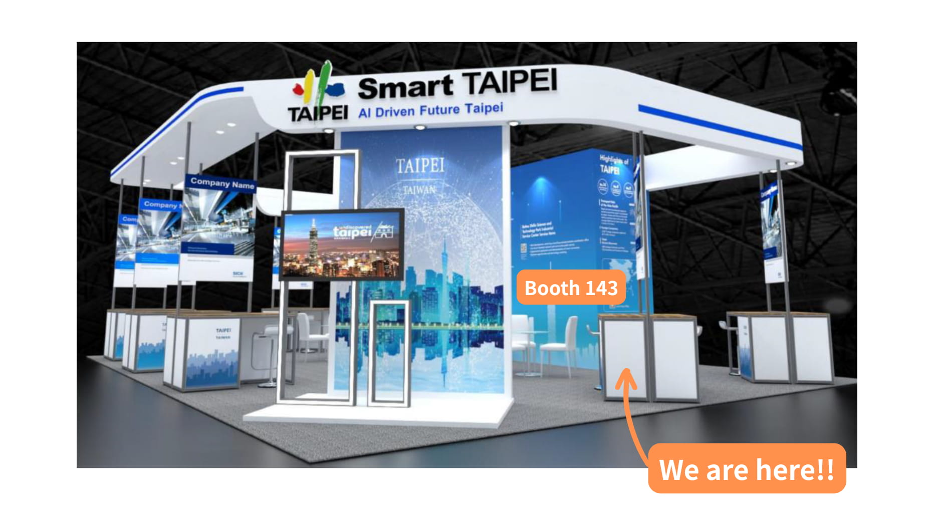 Netiotek's booth(143) in 2025 Taiwan EXPO in Malaysia.