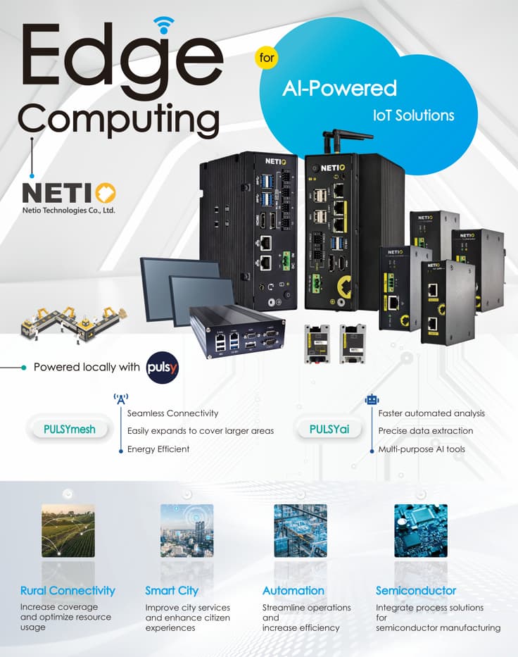 Netiotek's edge computing solution shocases in 2025 Taiwan EXPO in Malaysia.